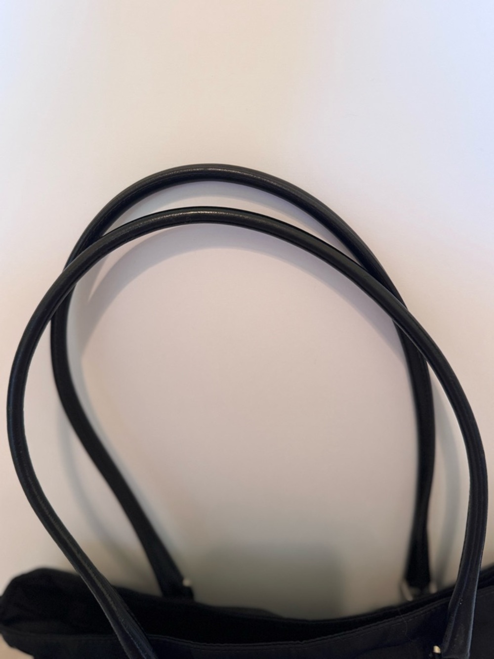 Prada Black Nylon Tote with Leather Trim - Picture 5 of 7